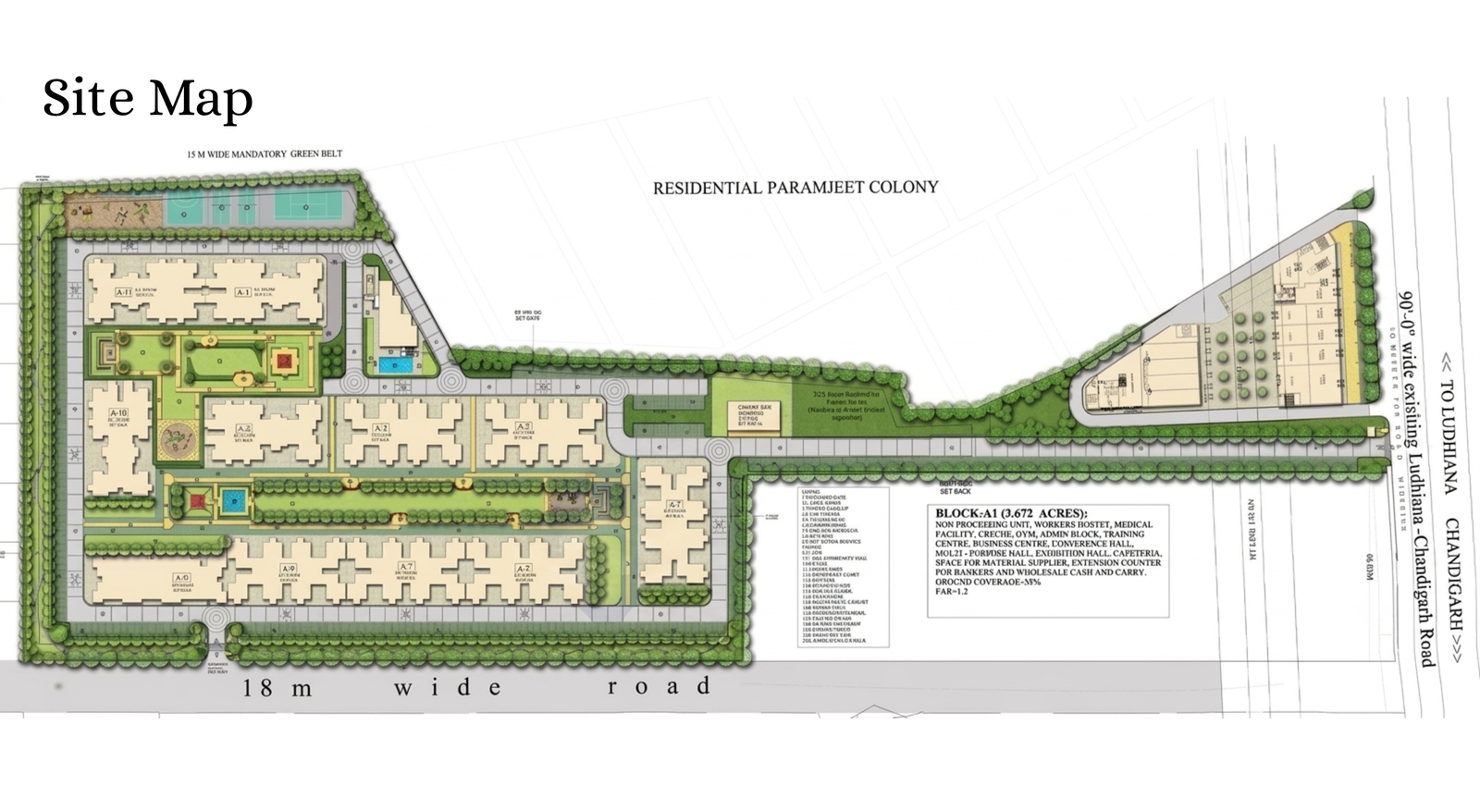 Finton Homes residential project site plan